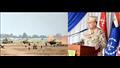 رئيس أركان القوات المسلحة يشهد بياناً عملياً لأحد تشكيلات الجيش الثاني الميداني