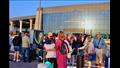 مطار سفنكس يستقبل رحلة سياح من أسوان