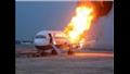 اشتعال النار بطائرة تابعة لفلاي دبي   أرشيفية