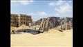 أعمال إنشاء ستاد المصري الجديد