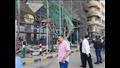 سقوط سقف فندق أثناء ترميمه بالإسكندرية 