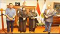 اللواء عصام سعد يلتقي السيدة هدى إبراهيم محمود صالح