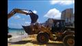 تنظيف شاطئ البوريفاج في الإسكندرية (6)