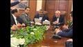 محافظ بورسعيد يستقبل وفد صناعة النواب