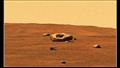 صخرة على شكل كعكة دونتس على سطح المريخ