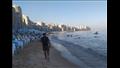استقرار أمواج البحر على شواطئ الإسكندرية (2)