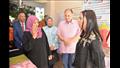 محافظ أسيوط ورئيسة القومي للمرأة يتفقدان مطبخ المصرية 