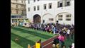 التزام الطلاب بأول أيام العام الدراسي الجديد في بورسعيد