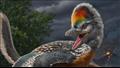 صورة فنية متخيلة للديناصور ذي الريش