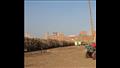 اصطفاف قطارات القصب في مصنع ابو قرقاص الموسم الماضي