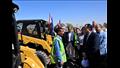رئيس الوزراء يشهد اصطفافًا لمعدات محافظة أسوان