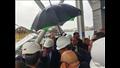 وزير التموين يتفقد صومعة الأقماح المستوردة ببورسعيد تحت الأمطار