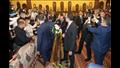 استقبال الرئيس السيسي في كاتدرائية ميلاد المسيح
