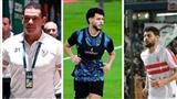 ثلاثي الزمالك مصطفى شلبي ونبيل دونجا وعبدالواحد السيد