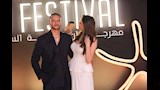 أحمد خالد وزوجته في الجونة السينمائي 