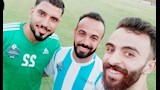 محمد شوقي مع محمد مجدي افشة لاعب الاهلي