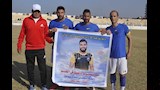 دقيقة حداد على روح لاعب كفر الشيخ بدوري القسم الرابع 