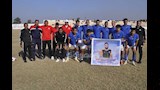 دقيقة حداد على روح لاعب كفر الشيخ بدوري القسم الرابع 