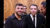 مصطفى كامل وجاد شويري في عزاء محمد رحيم