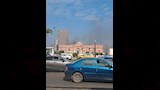 حريق بموقف عبد المنعم رياض