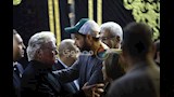 أحمد صلاح السعدني يواسي حسين فهمي على وفاة شقيقه مصطفى فهمي