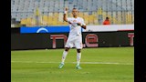 ناصر منسي يحتفل بهدفه في مرمى الزمالك                                                                                                                                                                   