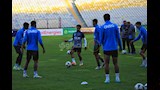 عمر جابر من التدريب الأخير للزمالك قبل مباراة المصري البورسعيدي