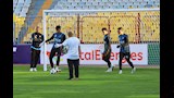 تدريب حراس الزمالك قبل مباراة المصري البورسعيدي