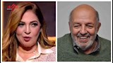 الفنانة نهلة سلامة والمخرج الراحل محمد خان