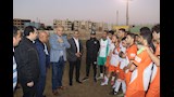 محافظ القليوبية يتفقد تدريبات منتخب مراكز الشباب