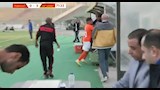 مشاجرة لاعب المنصورة مع مدربه