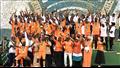 احتفال منتخب كوت ديفوار بكأس الأمم الإفريقية