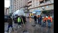 رئيس شركة الصرف الصحي يتابع كسح الأمطار بالإسكندرية (1)