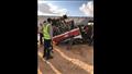 إصابة 18 عاملًا في انقلاب ميني باص بمطروح ١_1