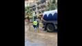 كسح مياه الأمطار بشوارع الإسكندرية (8)