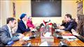 الدكتورة ياسمين فؤاد تلتقي السفير الفرنسي بالقاهرة