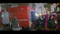 إصابة رجل إطفاء في حريق فندق الجوهرة بشارع الهرم (1)