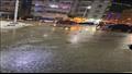 مياه الامطار اغرقت شوارع السويس ليلا 