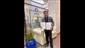 مصطفى أغا يحمل شهادات تكريم من وكالة الطاقة الذرية الروسية