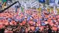 إضراب  في العاصمة الكورية الجنوبية