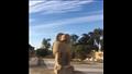 أشهر تمثال بمنطقة الأشمونين بالمنيا