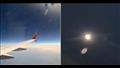  فيديو مذهل لـ كسوف الشمس الكلي من طائرة على ارتفا