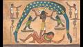 جدارية تظهر نوت إلهة السماء عند المصريين القدماء