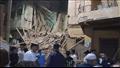 انهيار منزل من طابقين بمدينة قنا
