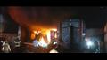 حريق هائل يلتهم مخزن أجهزة كهربائية بمدينة ملوي جنوب المنيا