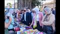 محافظ الإسكندرية يفتتح معرض الأسر المنتجة