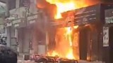 حريق مطعم  أرشيفية