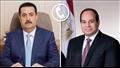_ السيسي ورئيس الوزراء العراقي يتبادلان التهنئة بم