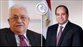 السيسي يؤكد للرئيس الفلسطيني مساندة مصر لإقامة الد