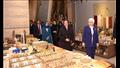 انتصار السيسي سعيدة بمشاركة حرم سلطان عُمان زيارة المتحف المصري الجديد (4)
